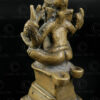 Bronze Ganesh 16P7G. Maharashtra state, Southern India.