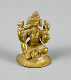 Bronze Ganesha 16N41. Maharashtra state, Southern India.