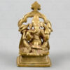 Bronze Ganesha 16N5. Maharashtra state, South India.