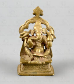 Bronze Ganesha 16N5. Maharashtra state, South India.