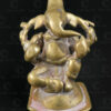 Bronze Ganesh 16P16B. Maharashtra state, Southern India.