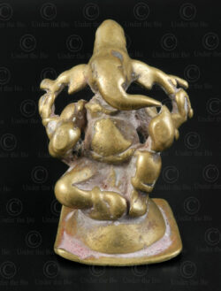 Bronze Ganesh 16P16B. Maharashtra state, Southern India.