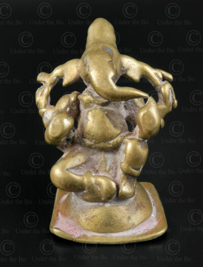 Bronze Ganesh 16P16B. Maharashtra state, Southern India.