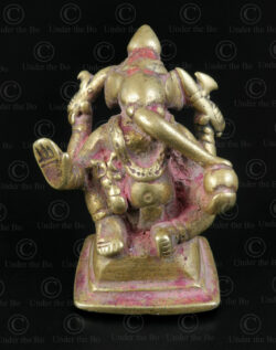 Bronze Ganesh 16P16C. Maharashtra state, Southern India.