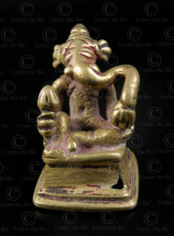 Bronze Ganesh 16P7E. Maharashtra state, Southern India.