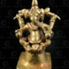 Bronze Ganesh 16P7F. Maharashtra state, Southern India.