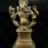 Bronze Ganesh 16P7G. Maharashtra state, Southern India.