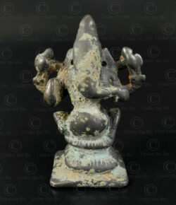 Bronze Ganesha 16N24. Karnataka state, Southern India.