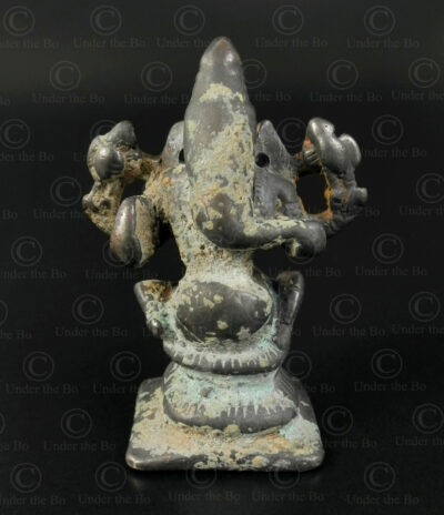 Bronze Ganesha 16N24. Karnataka state, Southern India.