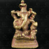 Bronze Ganesha 16N38. Maharashtra state, Southern India.