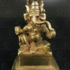 Bronze Ganesh 16P7H. Maharashtra state, Southern India.