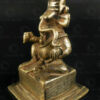 Bronze Ganesh 16P7H. Maharashtra state, Southern India.