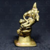 Bronze Ganesh 16P7F. Maharashtra state, Southern India.