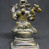 Bronze Ganesh 16P7J. Maharashtra state, Southern India.