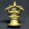 Bronze Ganesh 16P7F. Maharashtra state, Southern India.