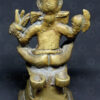 Bronze Ganesh 16P7G. Maharashtra state, Southern India.