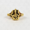 Ganesha gold ring R262. Maharashtra state, South India.