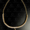 Imitation gold and diamonds necklace 660B. North India.