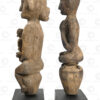 Pair of Dayak statues BO285. Danum tribal culture, West Kalimantan, Indonesian Borneo.