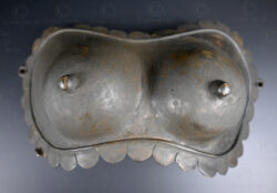 Theyyam ritual breast plate IN705. Kerala Sate, Southern India. 19th century.