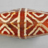 Etched Pyu carnelian bead BD236. Pyu city states, Burma.