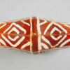 Etched Pyu carnelian bead BD236. Pyu city states, Burma.