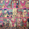 Framed Yao ceremonial painting YA188. Mien Yao minority, Southern China or Northern Laos.