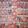 Framed Yao ceremonial painting YA188. Mien Yao minority, Southern China or Northern Laos.