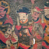 Fine antique Yao painting YA191. From one of the Yao groups of Northern Laos or Southern China.