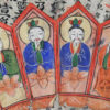 Framed Yao priest crown YA157B. Lantien Yao minority, Southern China or Northern Laos.