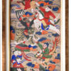 Framed Yao ceremonial painting YA189. Kim Mun (Lantien Dao Cong) minority, Northern Vietnam.