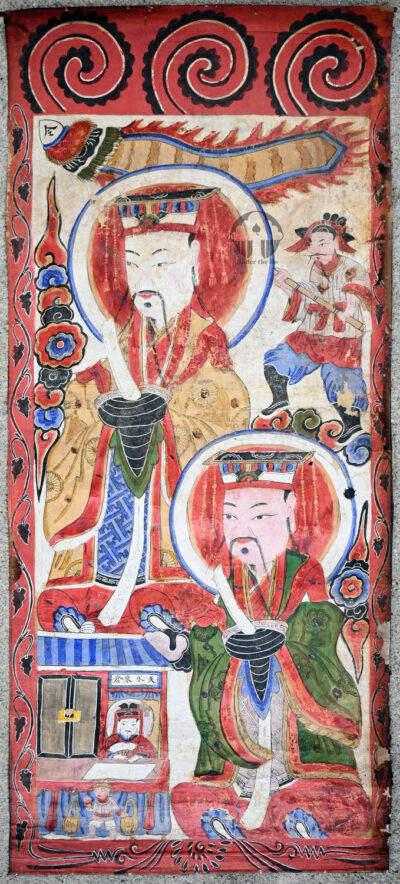 Yao ceremonial paintings Set21. Mien Yao minority, region of Luang Namtha, Northern Laos.