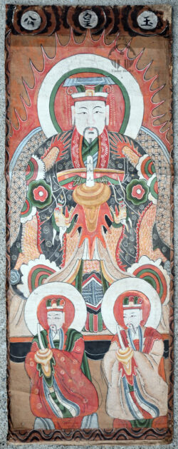 Yao ceremonial paintings Set6. Mien Yao minority, region of Luang Namtha, Northern Laos.