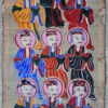 Yao ceremonial paintings Set15. Lantien Yao culture, Northern Laos or Southern China.