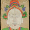 Yao paper mask YA162. Mien Yao minority, Southern China or Northern Laos.