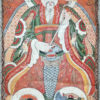 Yao ceremonial paintings Set6. Mien Yao minority, region of Luang Namtha, Northern Laos.