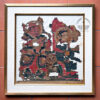Fine fragmentary Yao Painting YA192. From one of the Yao groups of Northern Laos or Southern China.